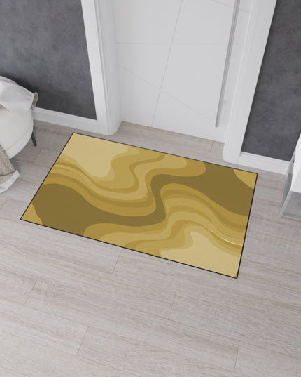 Brown Wavey 36" x 60" Heavy Duty Floor Mat
