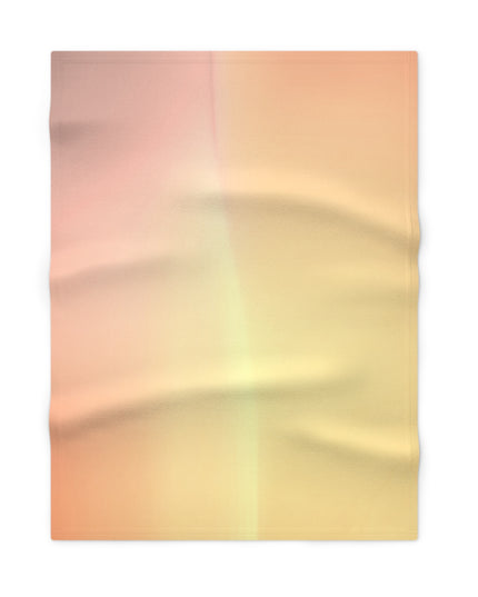 Hot Peach Fade Soft Fleece Baby Blanket, 30" x 40"