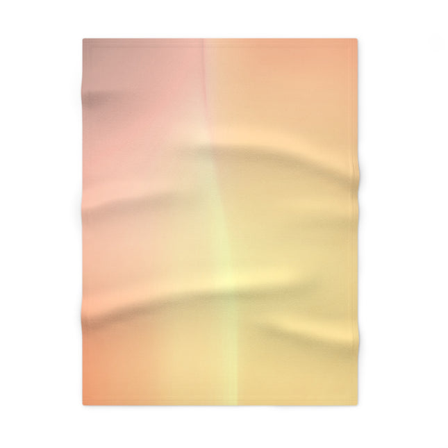Hot Peach Fade Soft Fleece Baby Blanket, 30" x 40"