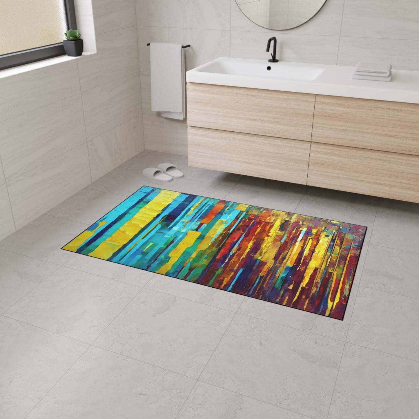 Striped Alpha 36" x 60" Heavy Duty Floor Mat