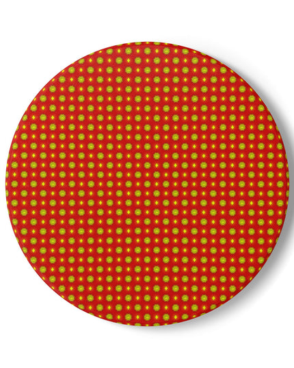 Late Evening Star-crossed Bodies Round Ceramic Coaster, 4" x 4"