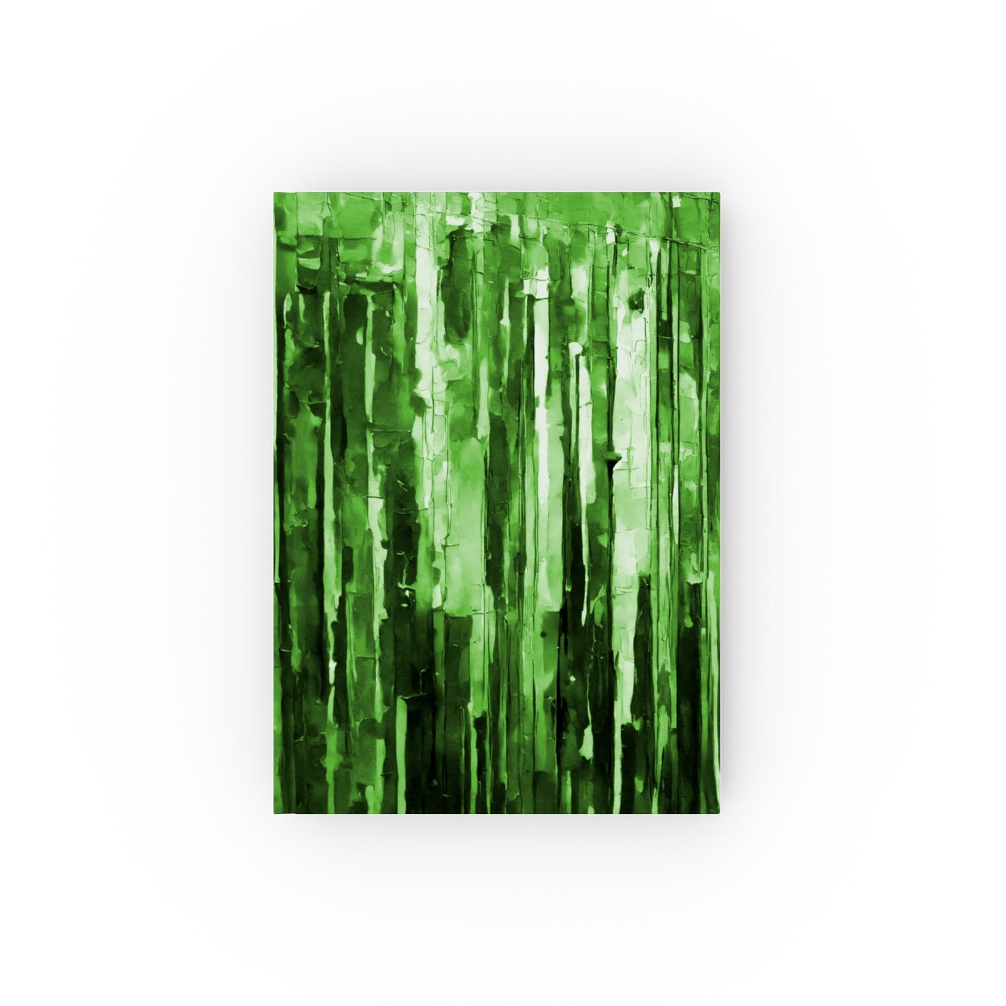Striped Mint Pastel 5.2" x 7.4" Hard Backed Journal with 128 blank pages