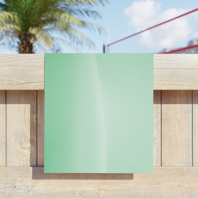 Mint Fade Beach Towel, 18" x 27"