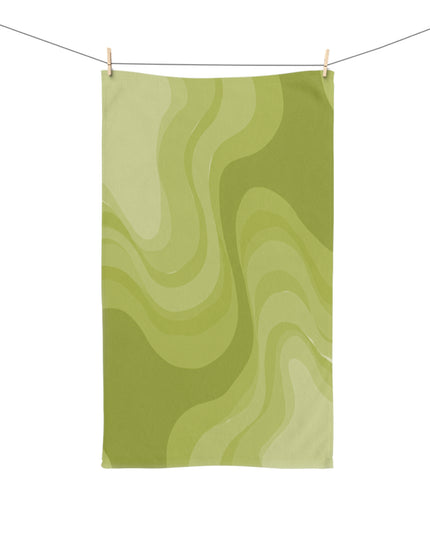 Lemon Wavey Hand Towel, 16" x 28"