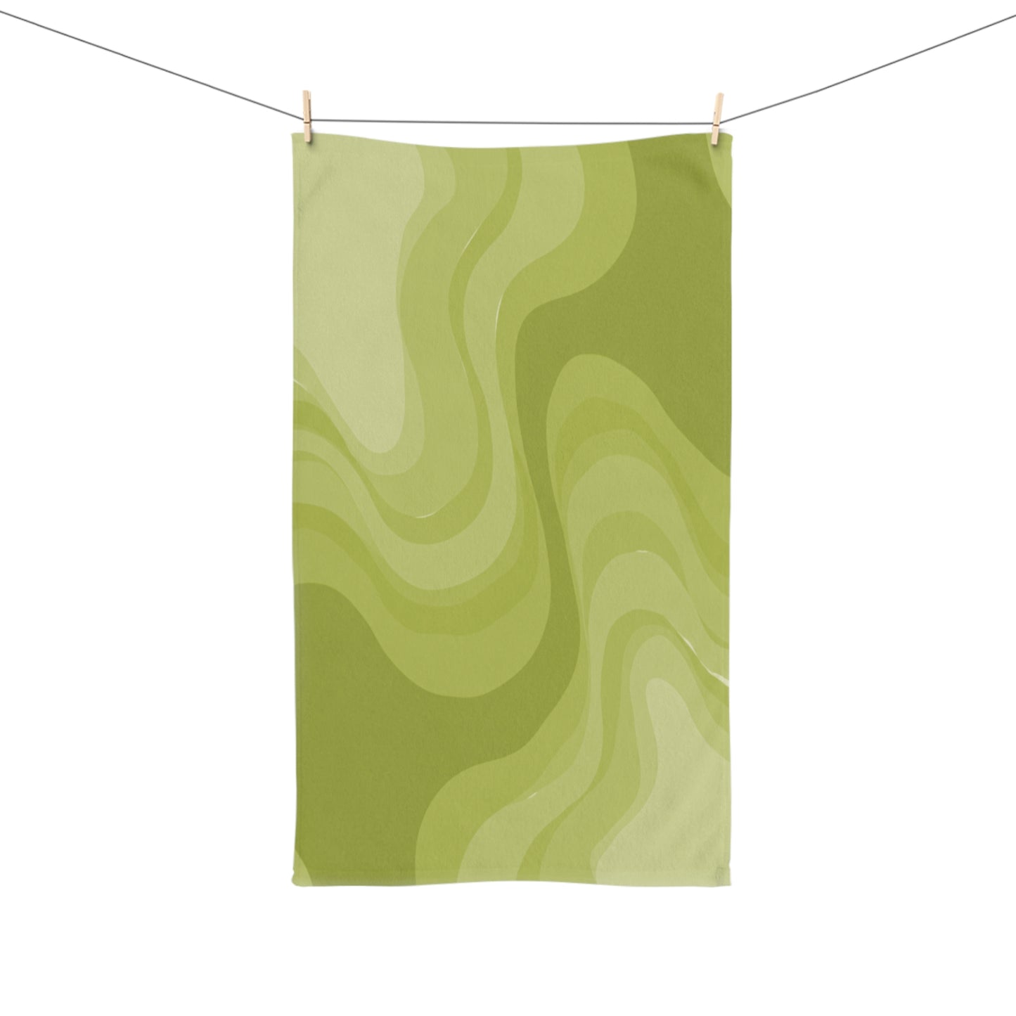 Lemon Wavey Hand Towel, 16" x 28"
