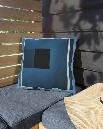 Blue Shadow 16" x 16" Outdoor Pillow