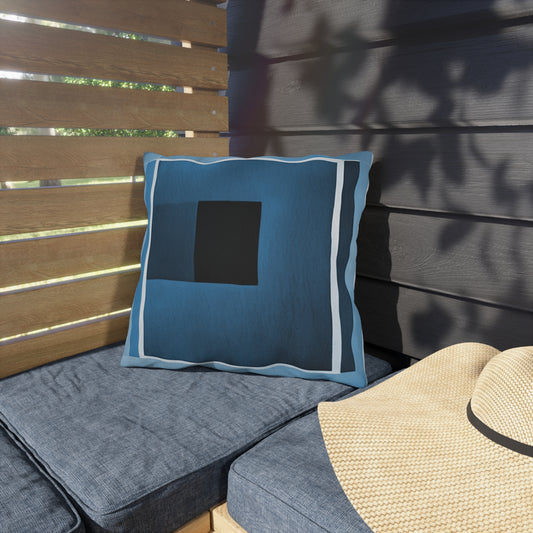 Blue Shadow 16" x 16" Outdoor Pillow