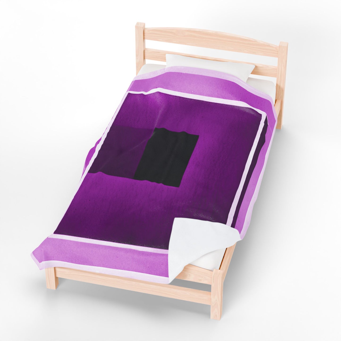 Magenta Shadow Velveteen Plush Blanket, 60" x 80"