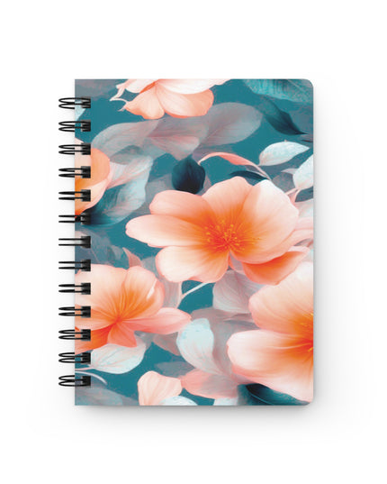 Orange Blossom Floral Bunch Bound Journal, 5" x 7" 150 pages