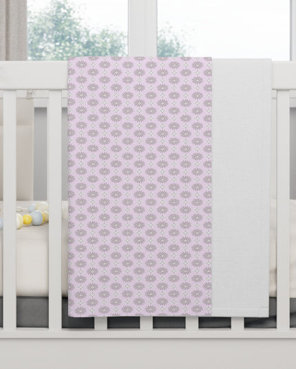Pink Mornings Star-crossed Bodies Soft Fleece Baby Blanket, 30" x 40"