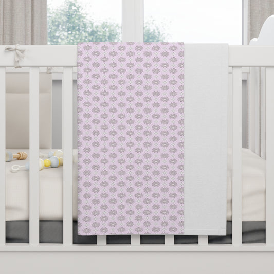 Pink Mornings Star-crossed Bodies Soft Fleece Baby Blanket, 30" x 40"
