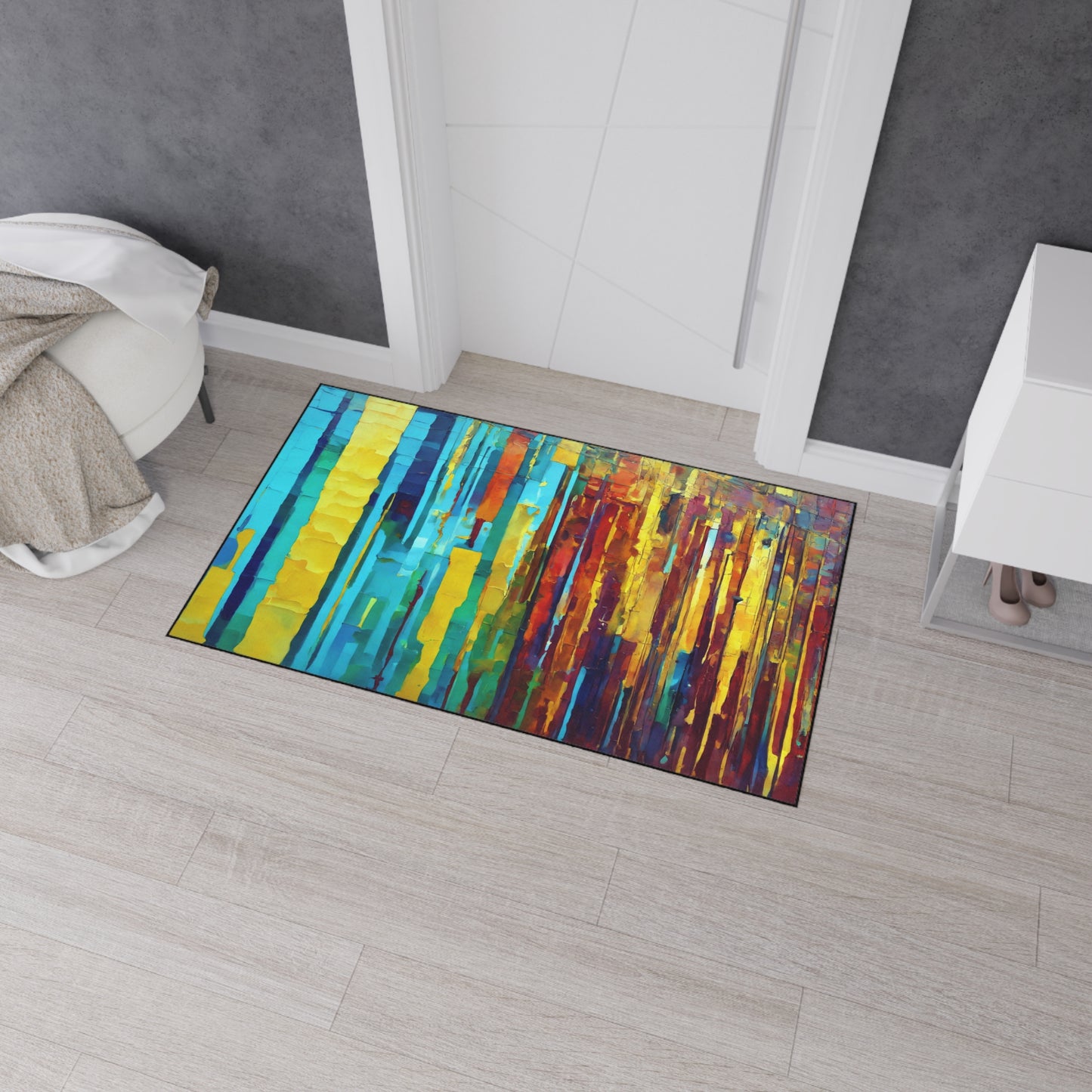 Striped Alpha 36" x 60" Heavy Duty Floor Mat