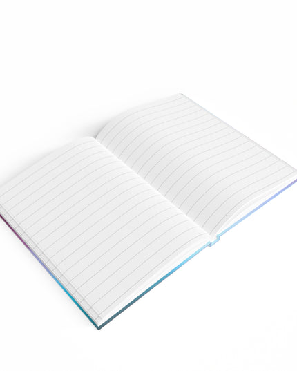 Wine Sea Blue Fog 5" x 7" Journal - 128 Ruled Line pages