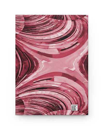 Uzi Spiral Ruby 5.75" x 8" Hardcover Journal Matte with 150 lined pages