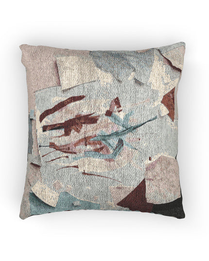 Light Pink Paper Paint Woven Pillow, 17" x 18"