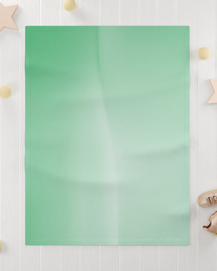 Mint Fade Soft Fleece Baby Blanket, 30" x 40"