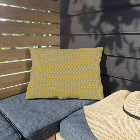 Lemongrass Star-crossed Bodies Outdoor Pillow, 20" x 14"