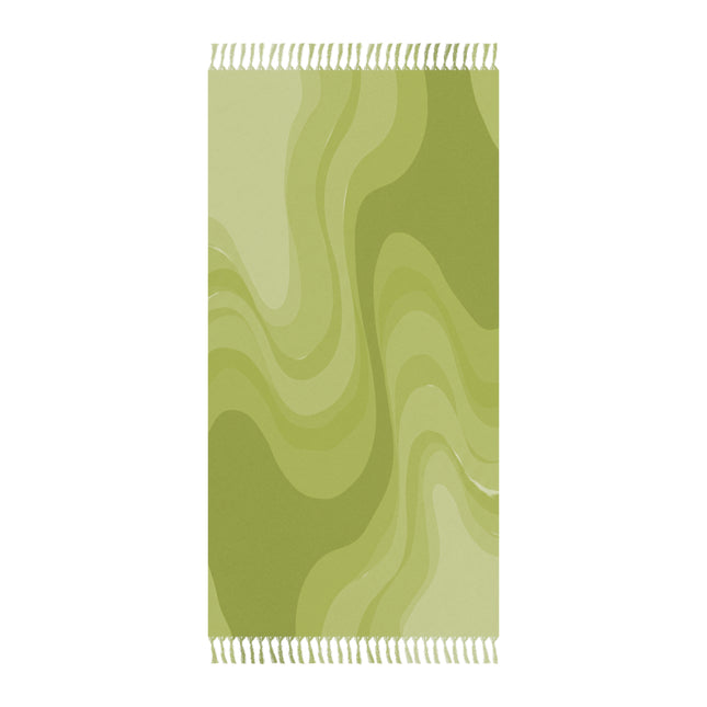 Lemon Wavey 38" × 81" Boho Beach Cloth