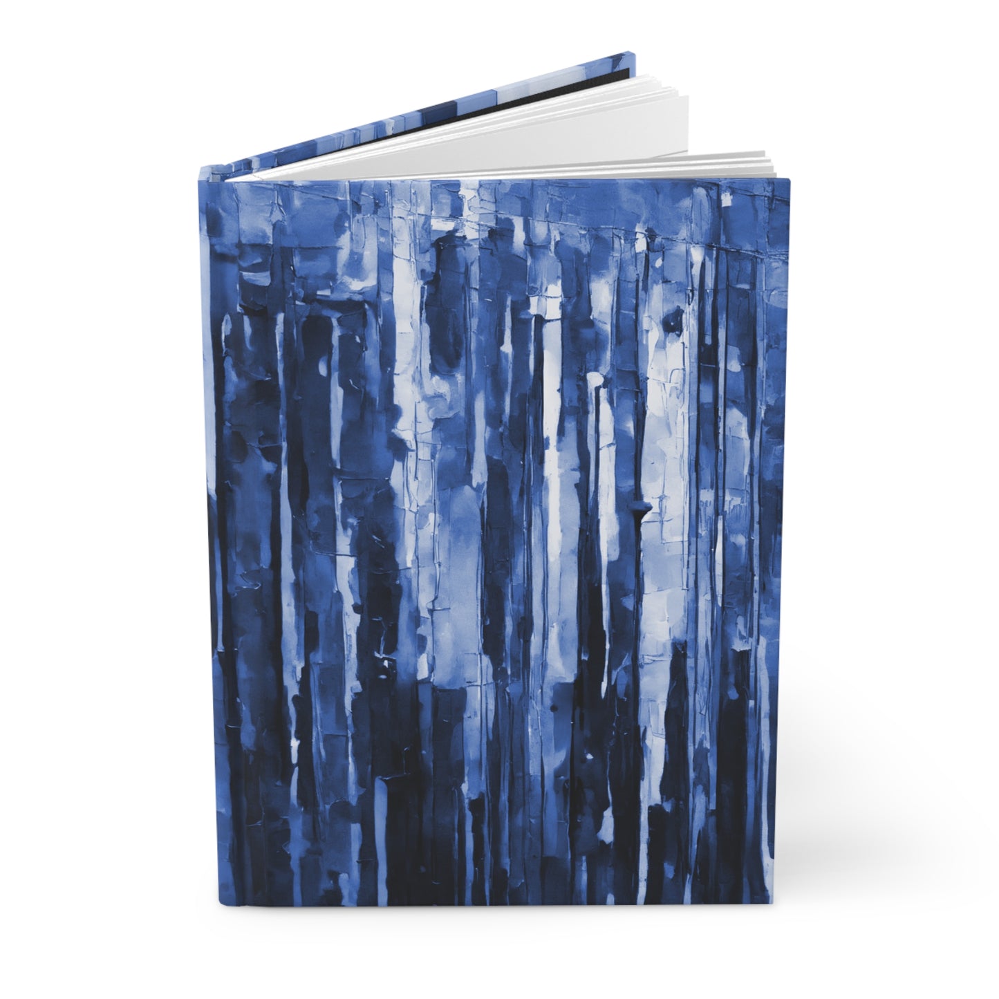 Striped Deep Brown 5.75" x 8" Hardcover Journal Matte with 150 lined pages