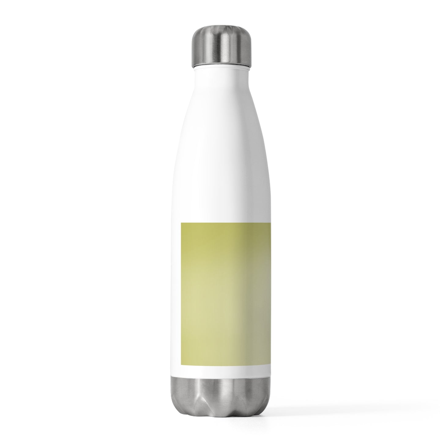 Lemon Fade 20oz Insulated White Water Bottle