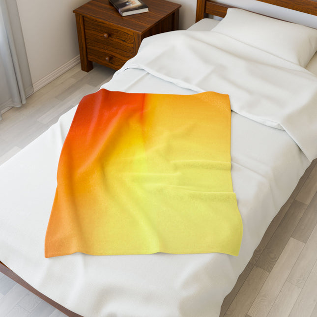 Phoenix Fade Velveteen Plush Blanket, 30" x 40"