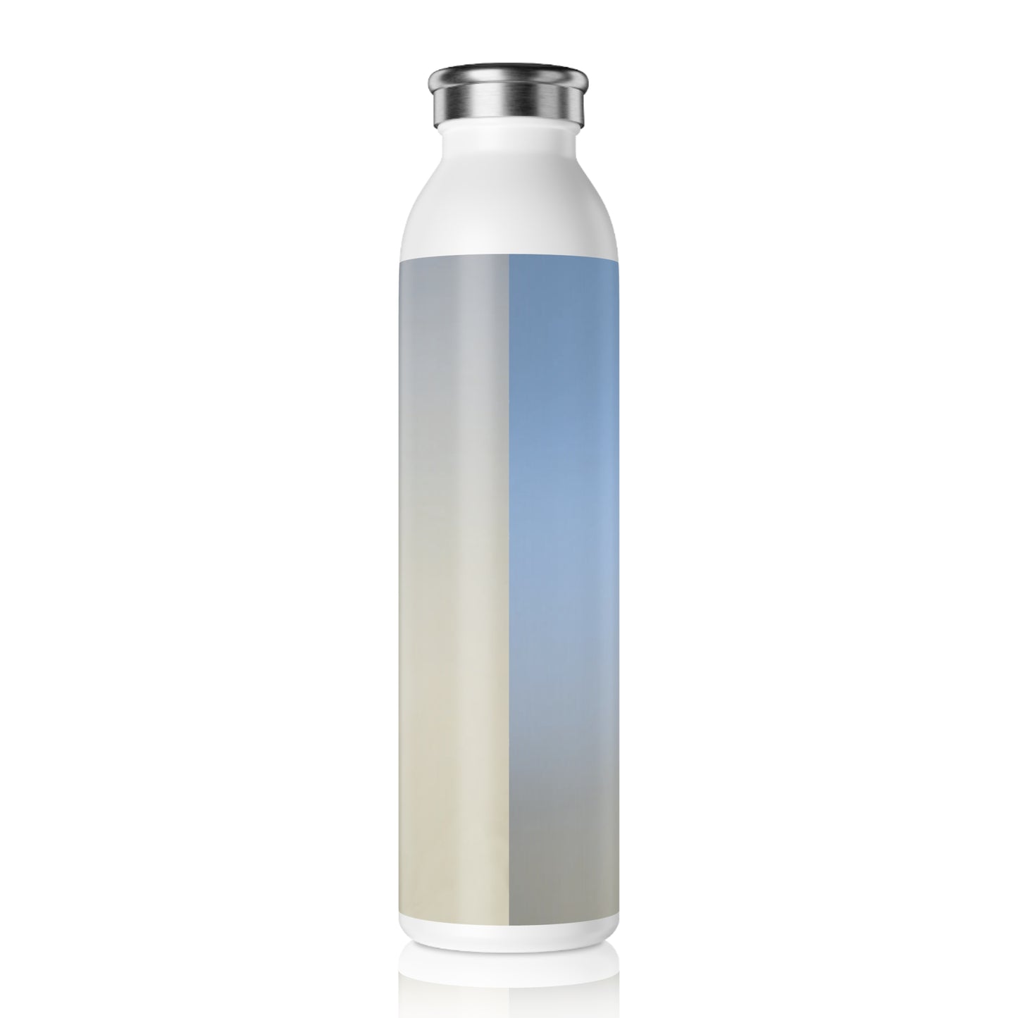 Cobalt Fade Slim Water Bottle, 20 oz White