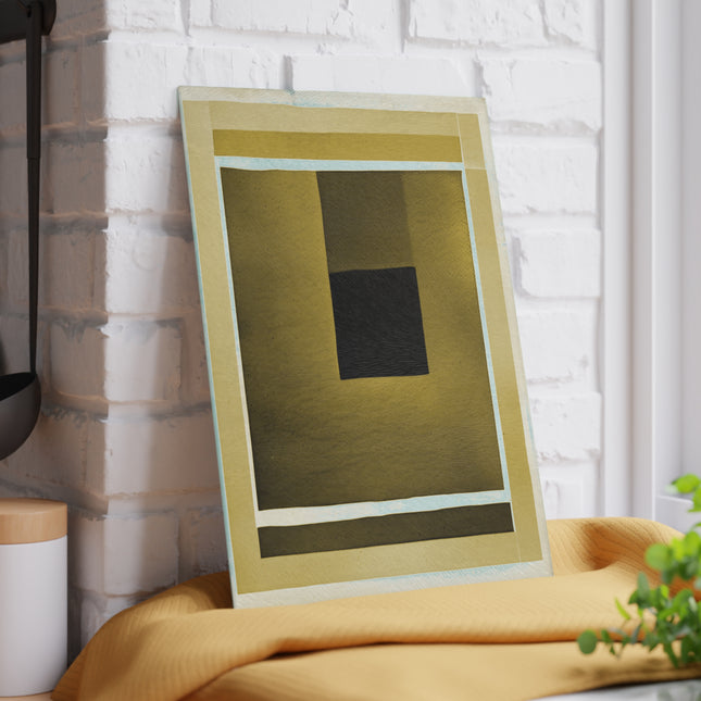 Tan Shadow 8" x 11" Glass Cutting Board