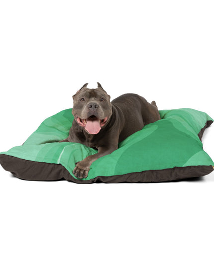 Mint Green Wavey 50" × 40" Pet Bed