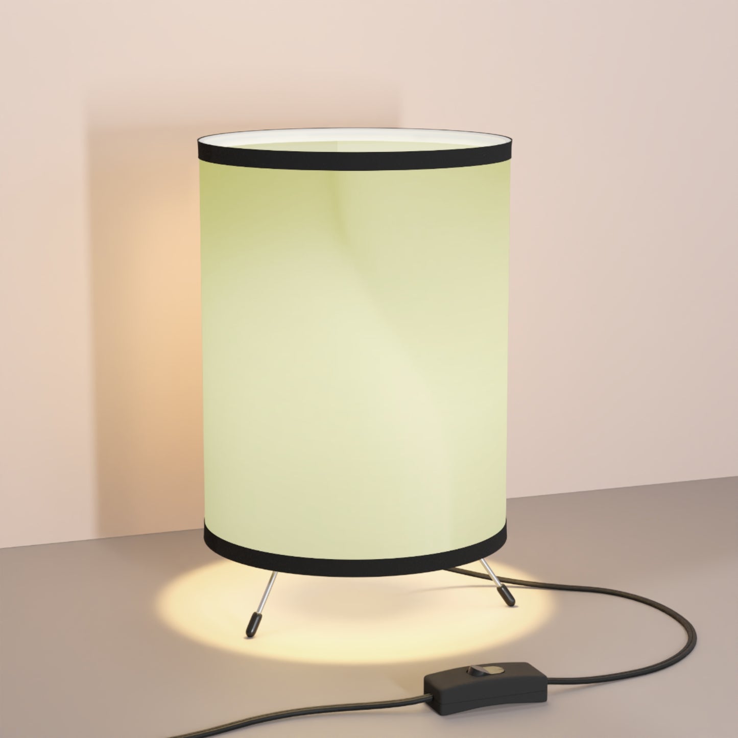 Lemon Fade Tripod Lamp with High-Res Printed Shade, US\CA plug