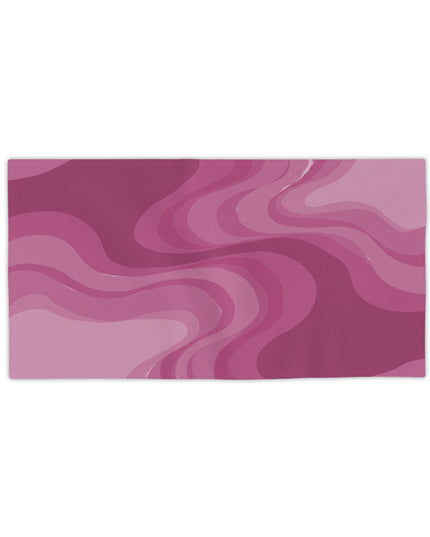 Pinky Mauve Wavey Beach Towel, 24" x 44"