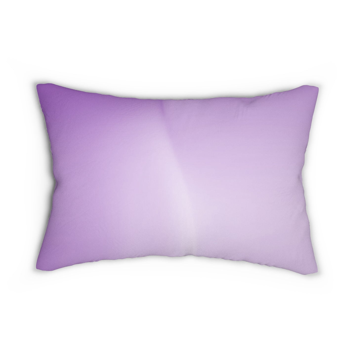 Soft Lavender Spun Polyester Lumbar Pillow, 20" x 14"