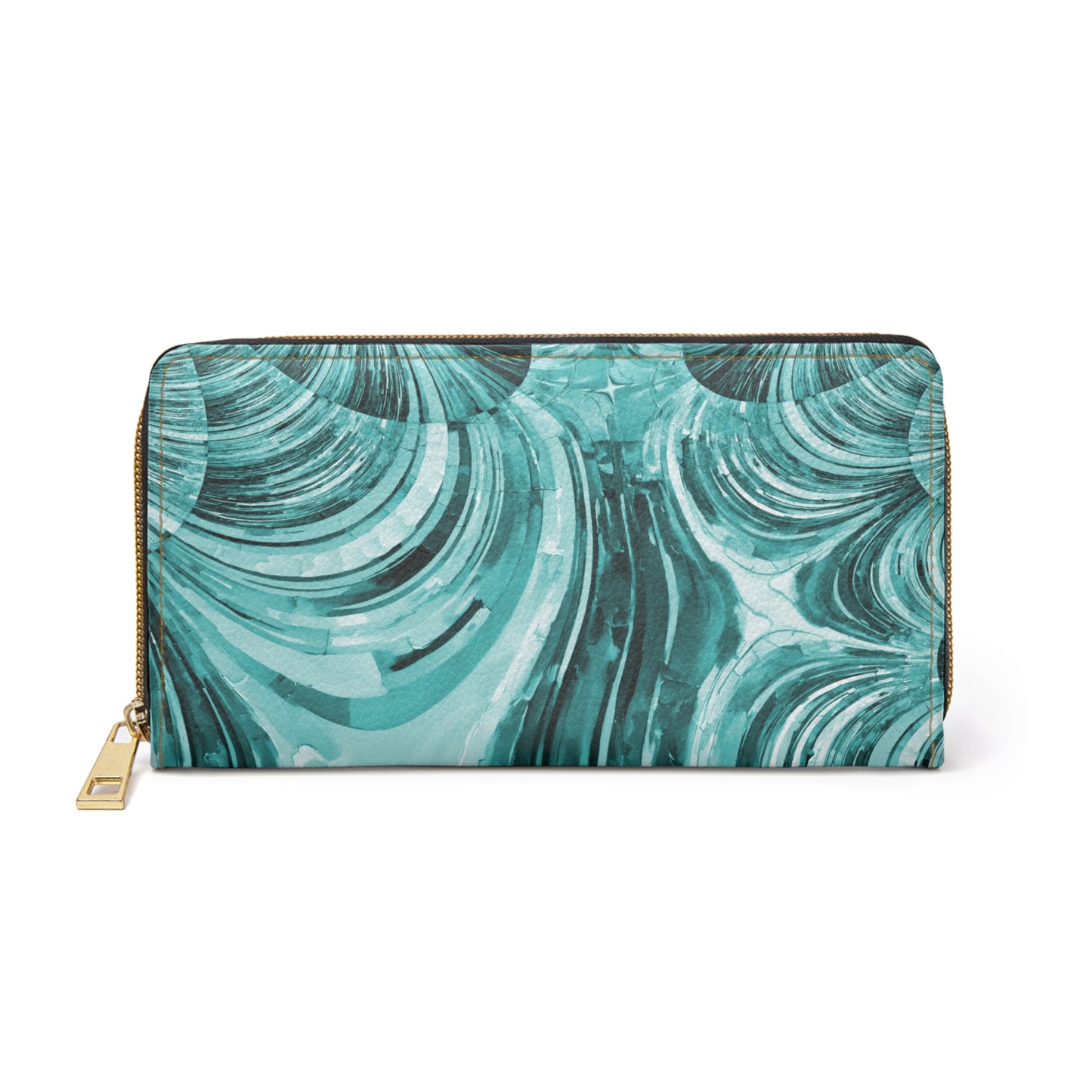 Uzi Spiral Tif Elegant Abstract Zipper Wallet - Stylish & Functional Accessory for Everyday Use