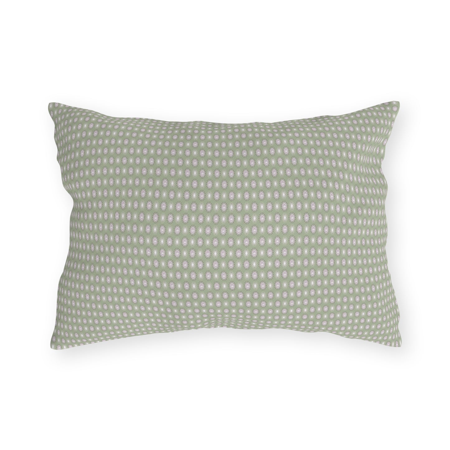 Olive Star-crossed Bodies Outdoor Pillow, 20" x 14"