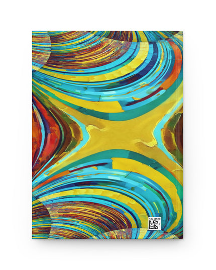 Uzi Spiral Alpha 5.75" x 8" Hardcover Journal Matte with 150 lined pages