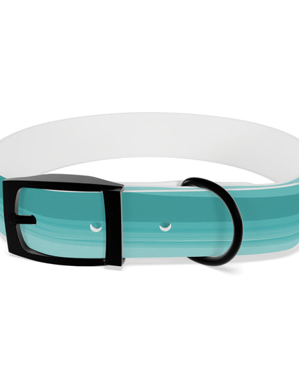 Tif Green Wavey Medium Dog Collar