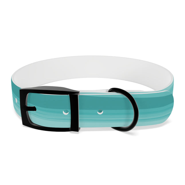 Tif Green Wavey Medium Dog Collar