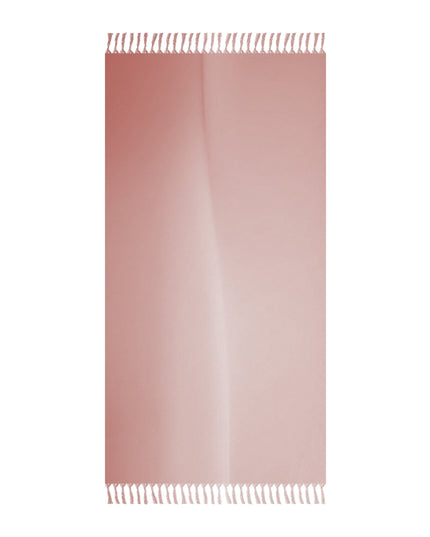 Rose Red Fade 38" × 81" Boho Beach Cloth