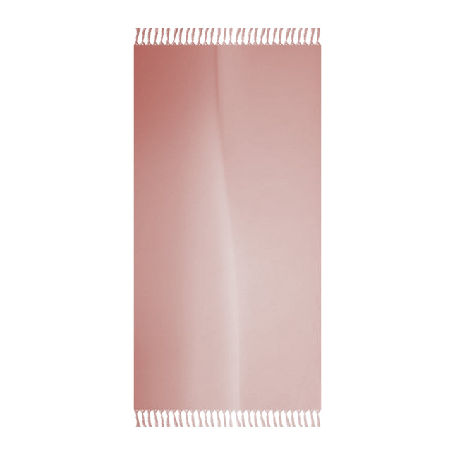 Rose Red Fade 38" × 81" Boho Beach Cloth