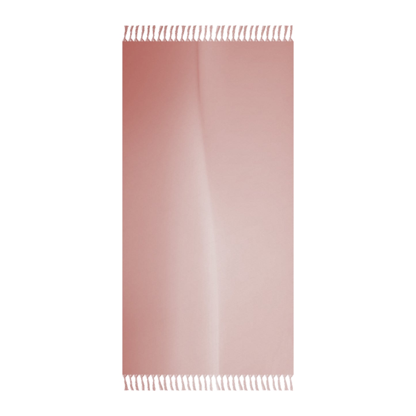 Rose Red Fade 38" × 81" Boho Beach Cloth