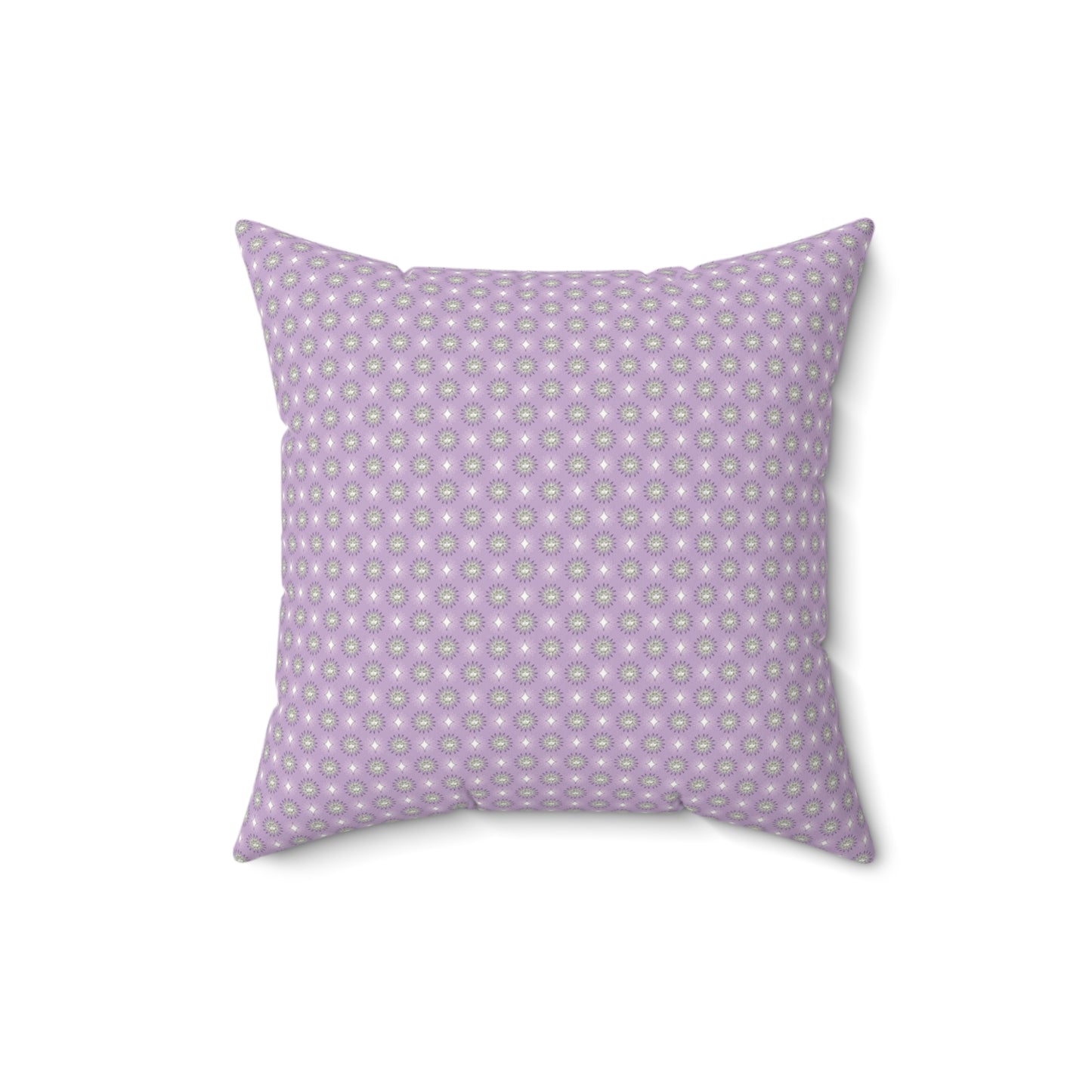 Lavender Star-crossed Bodies Faux Suede Square Pillow, 16" x 16"