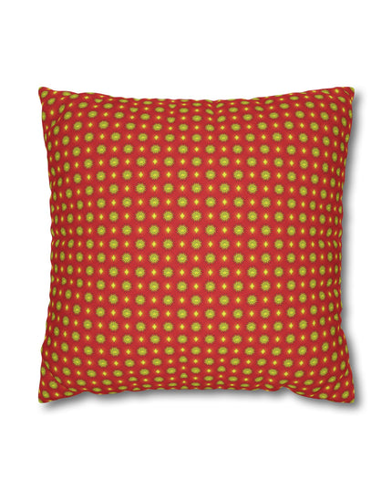 Late Evening Star-crossed Bodies Spun Polyester Square Pillowcase, 14" x 14"