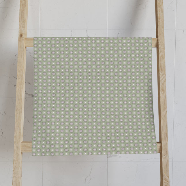 Olive Star-crossed Bodies Hand Towel, 16" x 28"