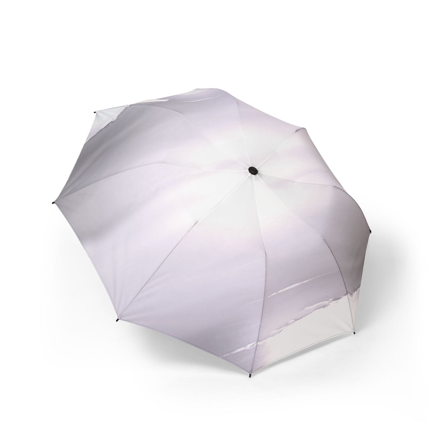 Sephia Sea Dark Fog Foldable Umbrella - Compact & Chic