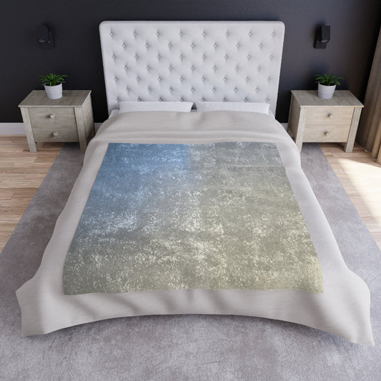 Cobalt Fade 50" x 60" Crushed Velvet Blanket