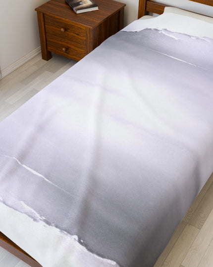 Sephia Sea Dark Fog Velveteen Plush Blanket, 60" x 80"