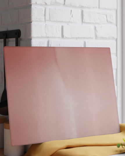 Rose Red Fade 11" x 15" Glass Cutting Board