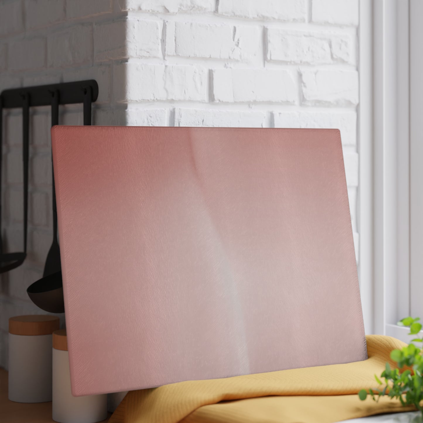 Rose Red Fade 11" x 15" Glass Cutting Board