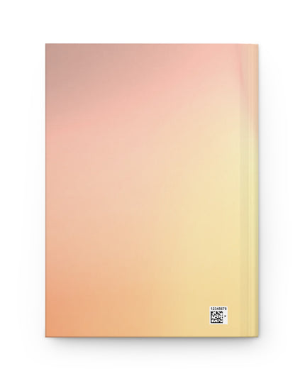 Hot Peach Fade 5.75" x 8" Hardcover Journal Matte with 150 lined pages