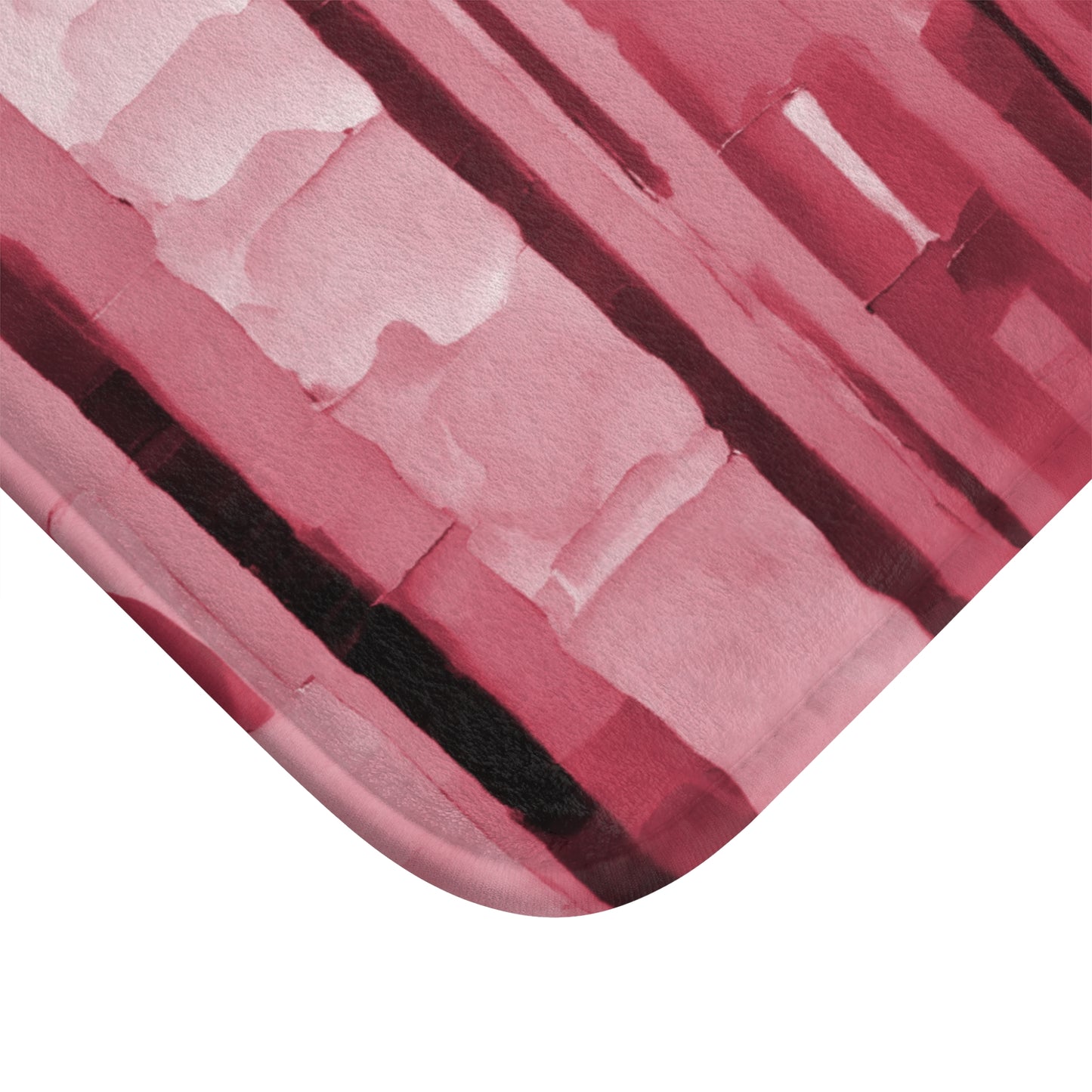 Striped Ruby 34" x 21" Bath Mat