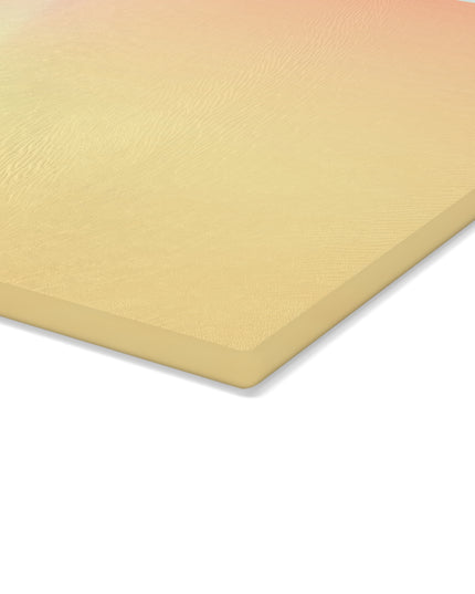 Hot Peach Fade 11" x 15" Glass Cutting Board